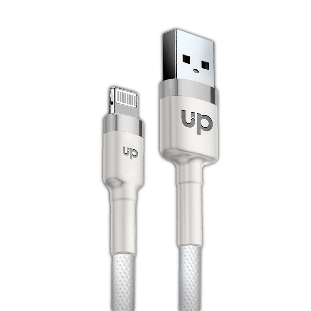 Cabo Micro USB para USB-A Branco 1 metro UP Electronics