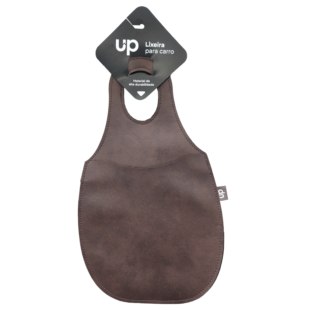 Lixeira para Carro Courino Marrom UP Electronics
