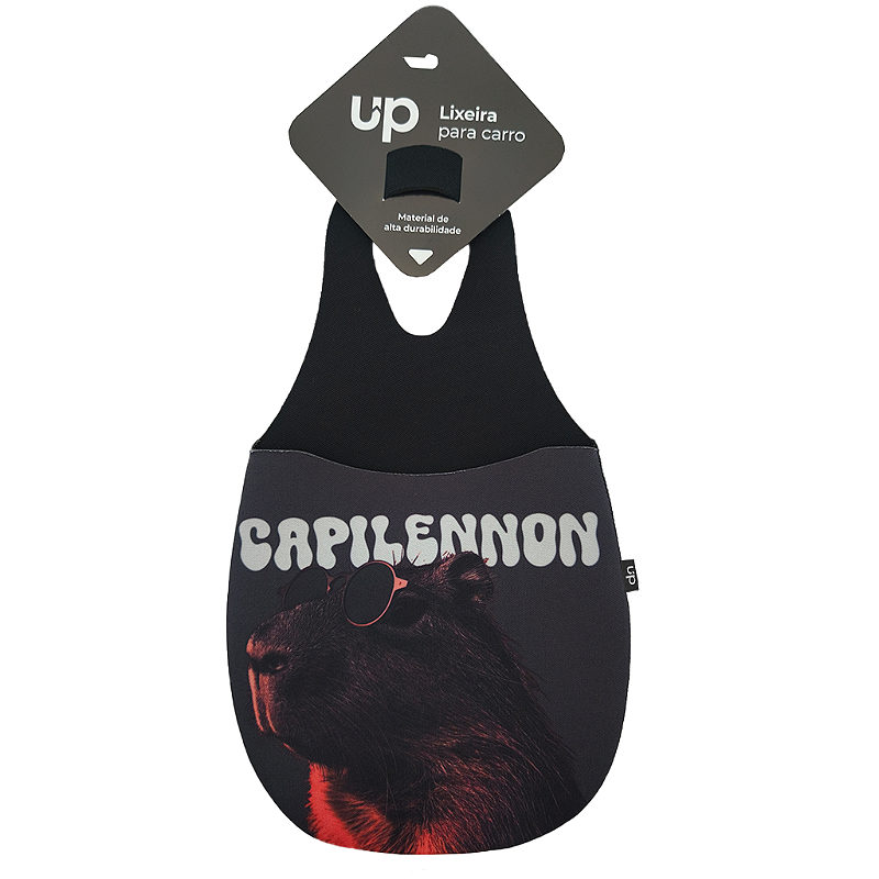 Lixeira para Carro Neoprene Capivara Óculos UP Electronics