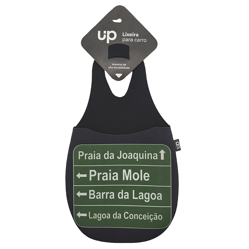 Lixeira para Carro Neoprene Paz e Amor UP Electronics